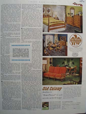Heywood Wakefield Furniture Home Planned Ad 1952