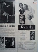 Keepsake Diamonds Your Keepsake Forever Ad 1954