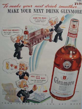 Glenmore To Make Your Next Drink Smoother Ad 1943