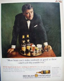 Heublein Cocktails And Peter Lawford Ad 1964