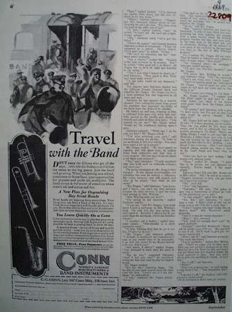 Conn Band Instruments Travel With Band Ad 1929