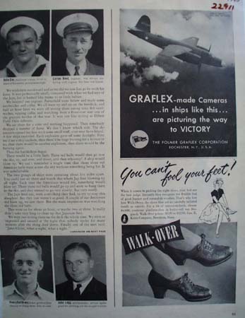 Walk Over Shoes Can Not Fool Your Feet Ad 1943