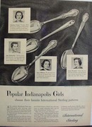 International Sterling Indianapolis Girls Ad 1951
