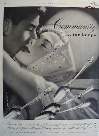 Community Silverplate For Keeps Ad 1952