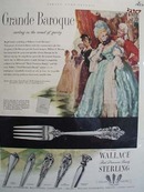 Wallace Silversmiths Mood of Gaiety Ad 1952