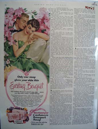 Cashmere Bouquet Soap Exciting Bouquet Ad 1952