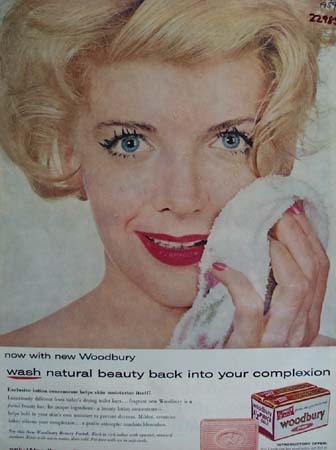 Woodbury Soap Wash Natural Beauty Ad 1959