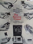 Ronson Lighter Introduces the Ronson Comet Ad 1965