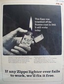 Zippo Lighter Charles W Croser Ad 1966