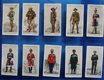 Military Uniforms Player and Sons Cards