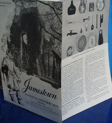 Jamestown National Historic brochure 1946