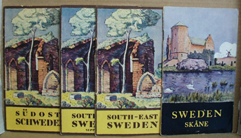 1930 Sweden Booklets four of them featuring covers by Oscar Hullgren