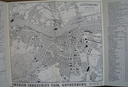 1930 Sweden Booklet Gothenburg that has nice ship litho