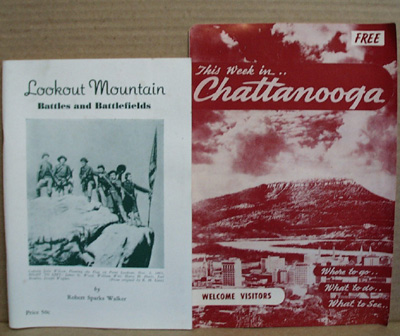 Chattanooga Visitors booklet and Lookout Mountain battlefields book
