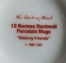 Norman Rockwell pedestal mug 1981