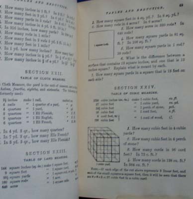 1866 Sheldon Series Stoddards A new Intellectual Arithmetic.
