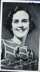 Betty Fairfield photo movie card , studio signed
