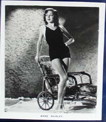 Film and stage beauty Anne Shirley and lounge chair Card