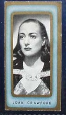 1938 Joan Crawford Film Favourites Card,