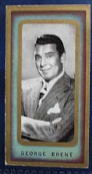 1938 George Brent Film Favourites Card,