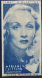 1949 Marlene Dietrich movie card,