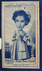1949 Characture Margaret Leighton movie card