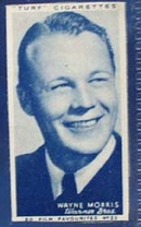 1949 Wayne Morris movie card