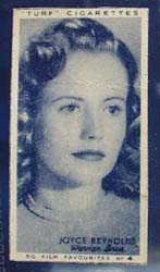 1949 Joyce Reynolds movie card