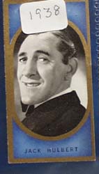 1938 Film and stage beauty Jack Hulbert Card,