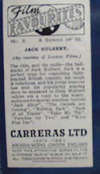 1938 Film and stage beauty Jack Hulbert Card,