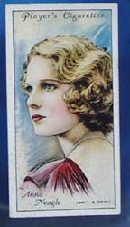 Anna Neagle Film Stars Movie Card