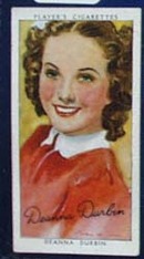 Deanna Durbin Film Stars Movie Card