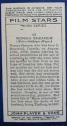 Norma Shearer Film Stars Movie Card
