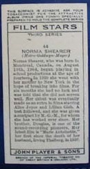 Norma Shearer Film Stars Movie Card