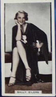 Sally Eilers Stage and Cinema Beauty Card 1933,