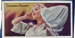 Constance Bennett Famous Film Star Card 1935