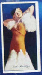 Sari Maritza Famous Film Star Card 1935