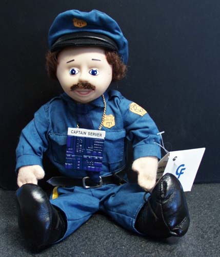 Captain Server Computer Friends Doll,