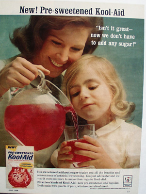 Kool Aid Mother And Daughter And Pitcher Ad 1964