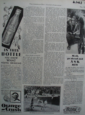 Orange Crush In This Bottle Ad 1930