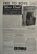 Junior Literary Guild Free Book Silver Chief Ad 1935
