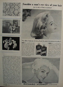 Richard Hudnut Shampoo Mans Eye View Ad 1933