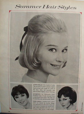 Summer Hair Styles For Women Ad 1964