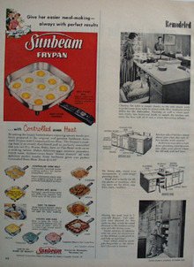 Sunbeam Frypan Christmas Ad 1957