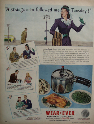Wear Ever And Strange Man Ad 1946