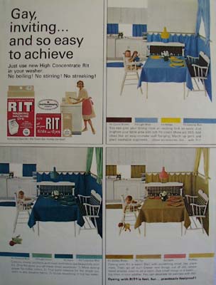 Rit Dye For Dining Room Ad 1964