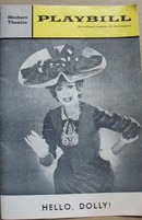 Shubert Theatre Playbill Hello Dolly