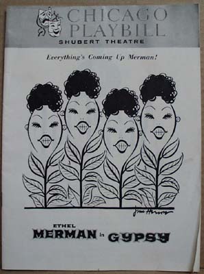 Shubert Theatre Playbill Gypsy,