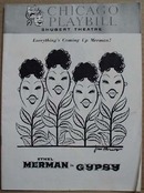 Shubert Theatre Playbill Gypsy,