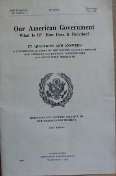 Our American Government Doc 386, 171 questions